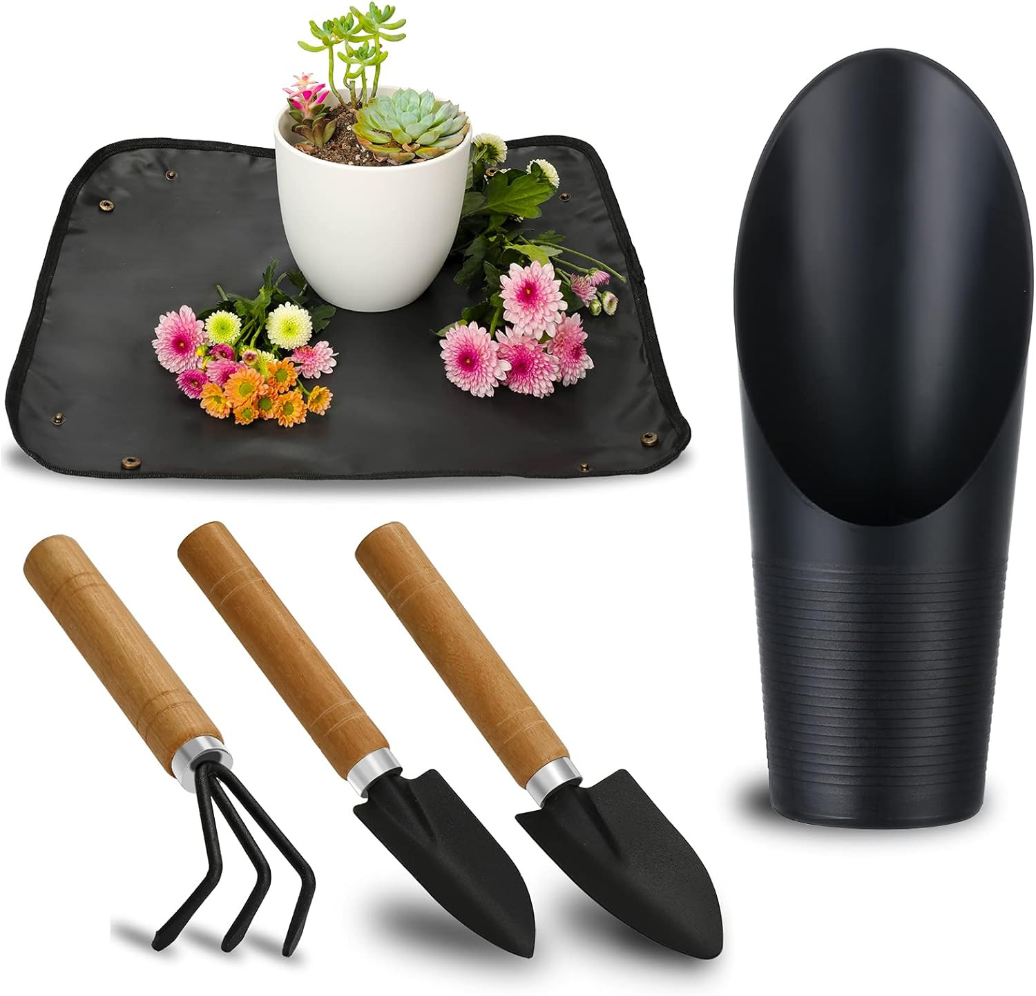 5Pcs Succulent Tools,Mini Garden Tools,Pruning Scissors as Plant Accessories, Ga