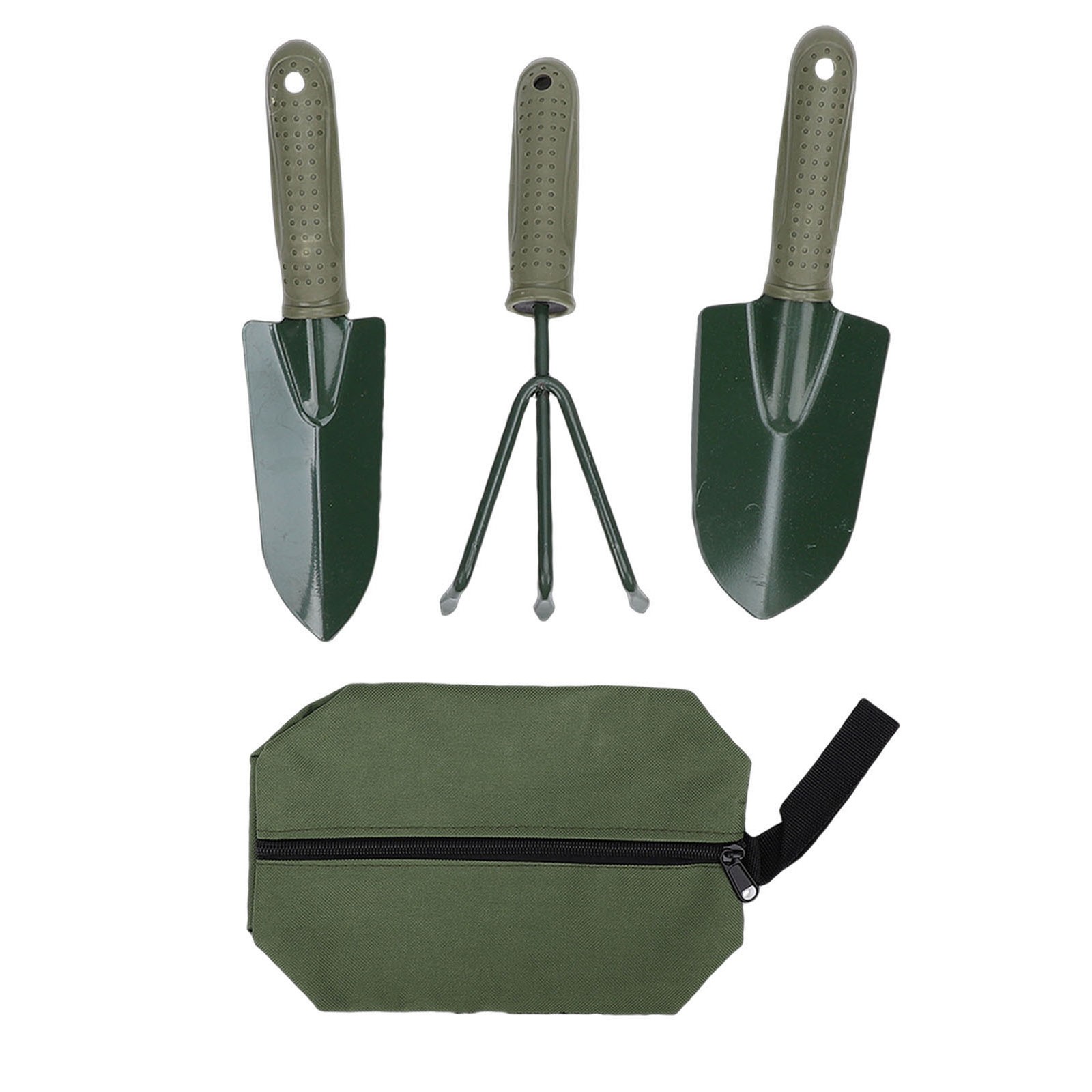 NEW 3 Prong Garden Rake Sturdy Ergonomic Shovel For Gardening