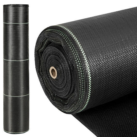 6.5 x 330/4 x 250/6 x 300 Feet Weed Barrier Landscape Fabric-6.5 ft – Color: Bla
