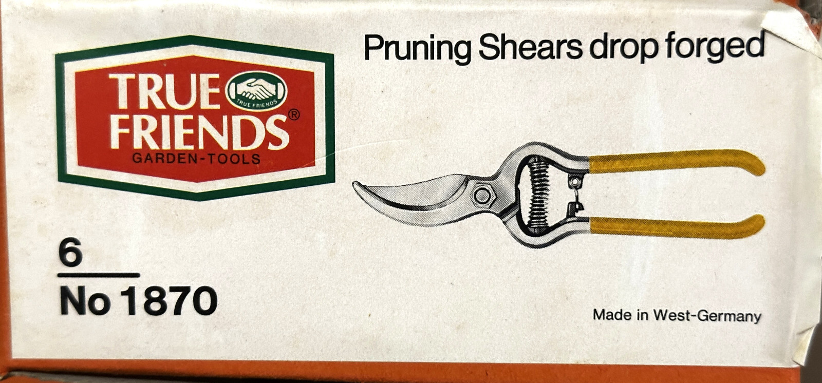 FREUND – TRUE FRIENDS 1870 Case of 6-QTY. Professional Pruning Shears GERMANY