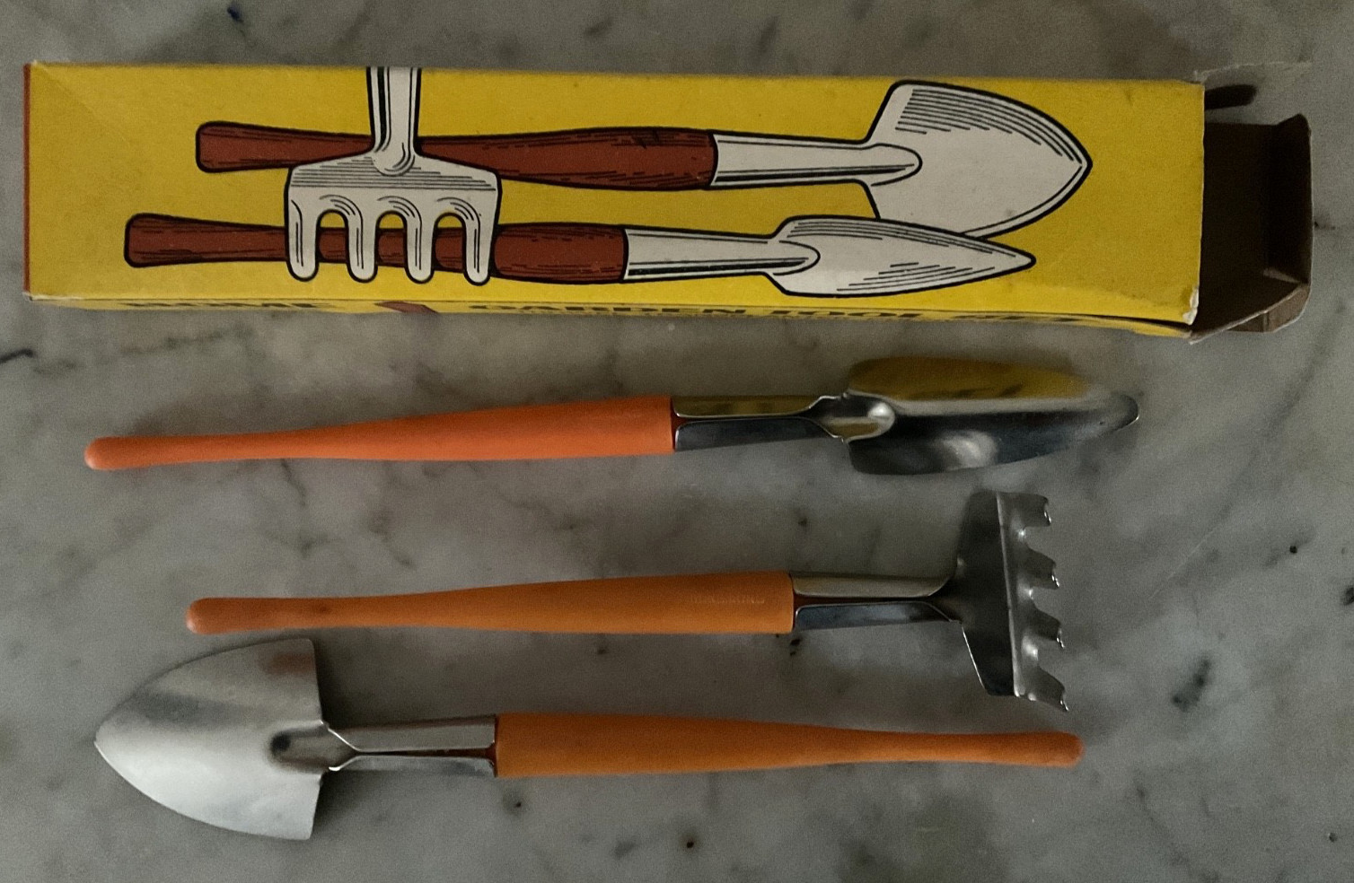 Vtg Home Garden Tool Set For Indoor Plants & Flowers 3 Pc New in Box – Hong Kong