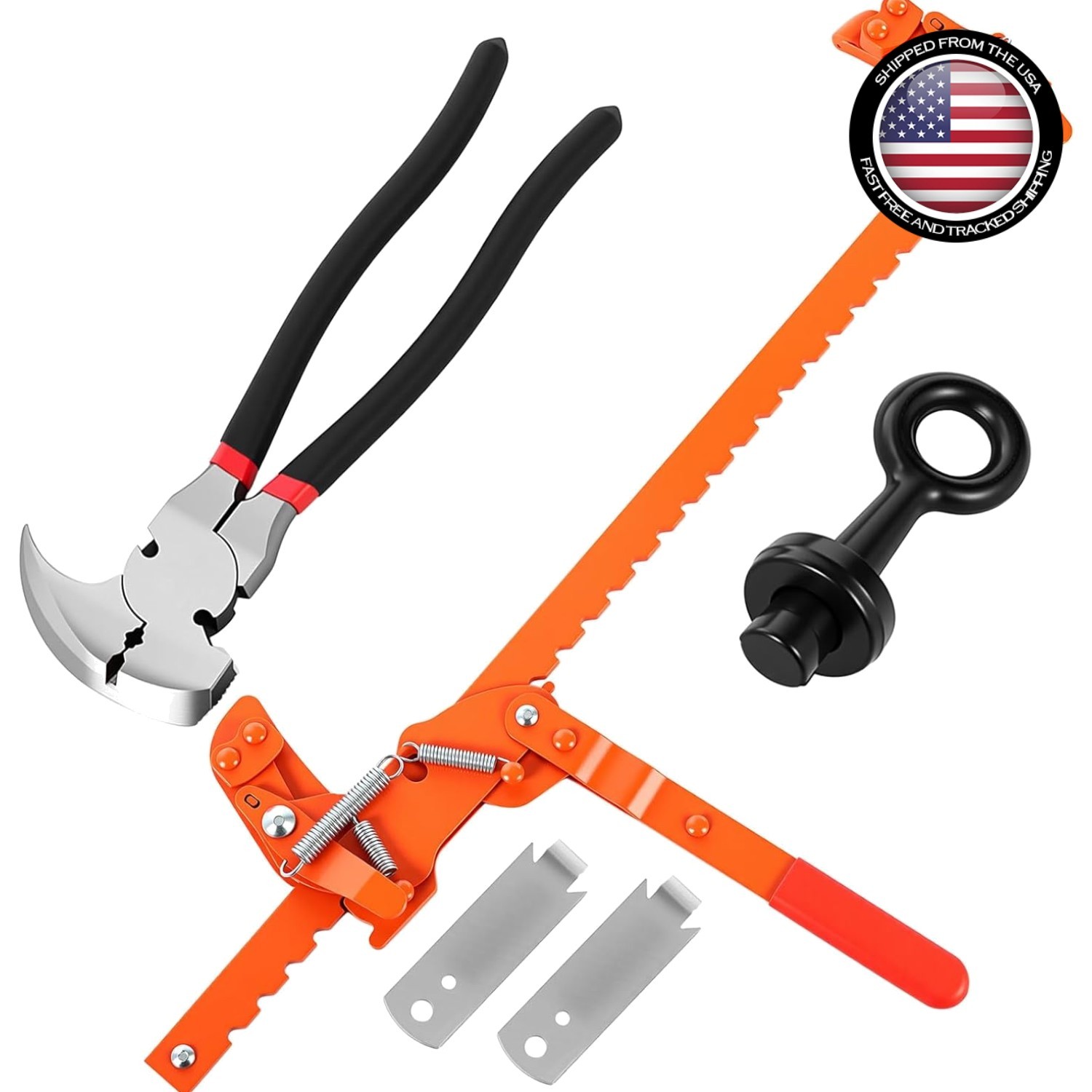 Comprehensive Fence Tools Set – 5 Pcs Carbon Steel for Effortless Wire Repairs
