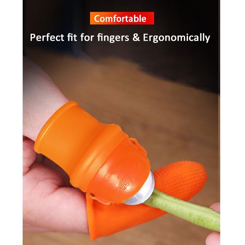 12 Pcs Gardening Silicone Thumb Knife Tool Set for Harvesting, Plant Fruit Pi…