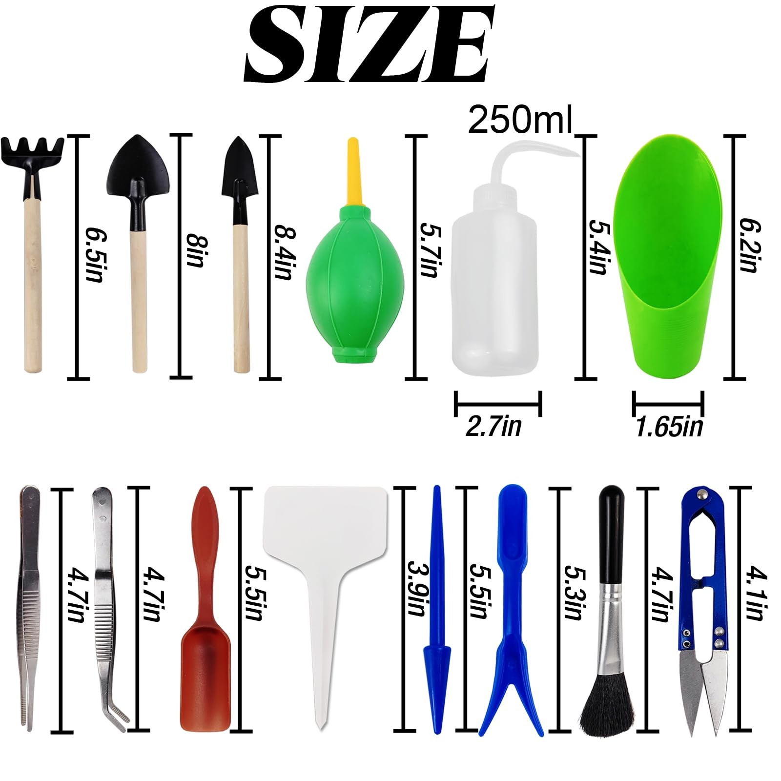 20PCS/Set Succulent Tools Set, Mini Garden Tool Set, Transplanting Tools Set,…