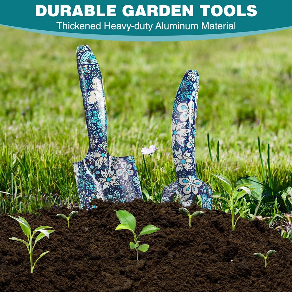 WORKPRO 4PCS Hand Garden Tool Set Aluminum Heavy Duty Garden Tools Well-Packed