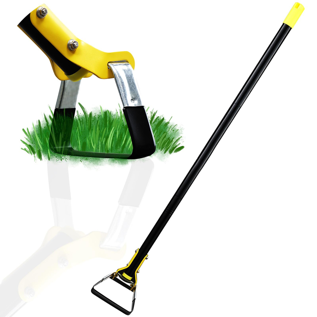 42” Scuffle Garden tool Stirrup Hula Hoe for removing Weed loose soil lawn land