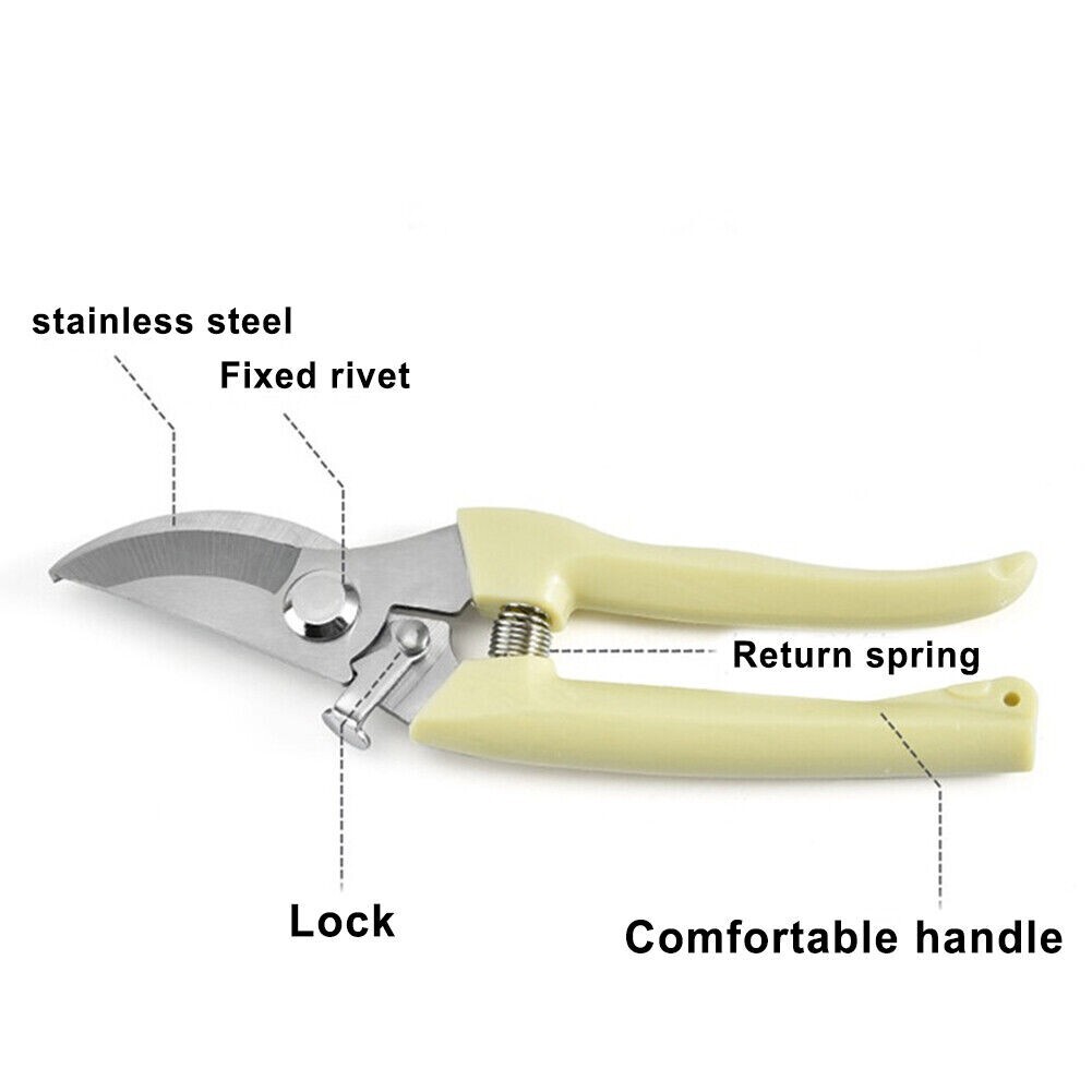Garden Tool Set – Mini Hand Saw, Curved Blade Trimmer, Pruning Shears Set