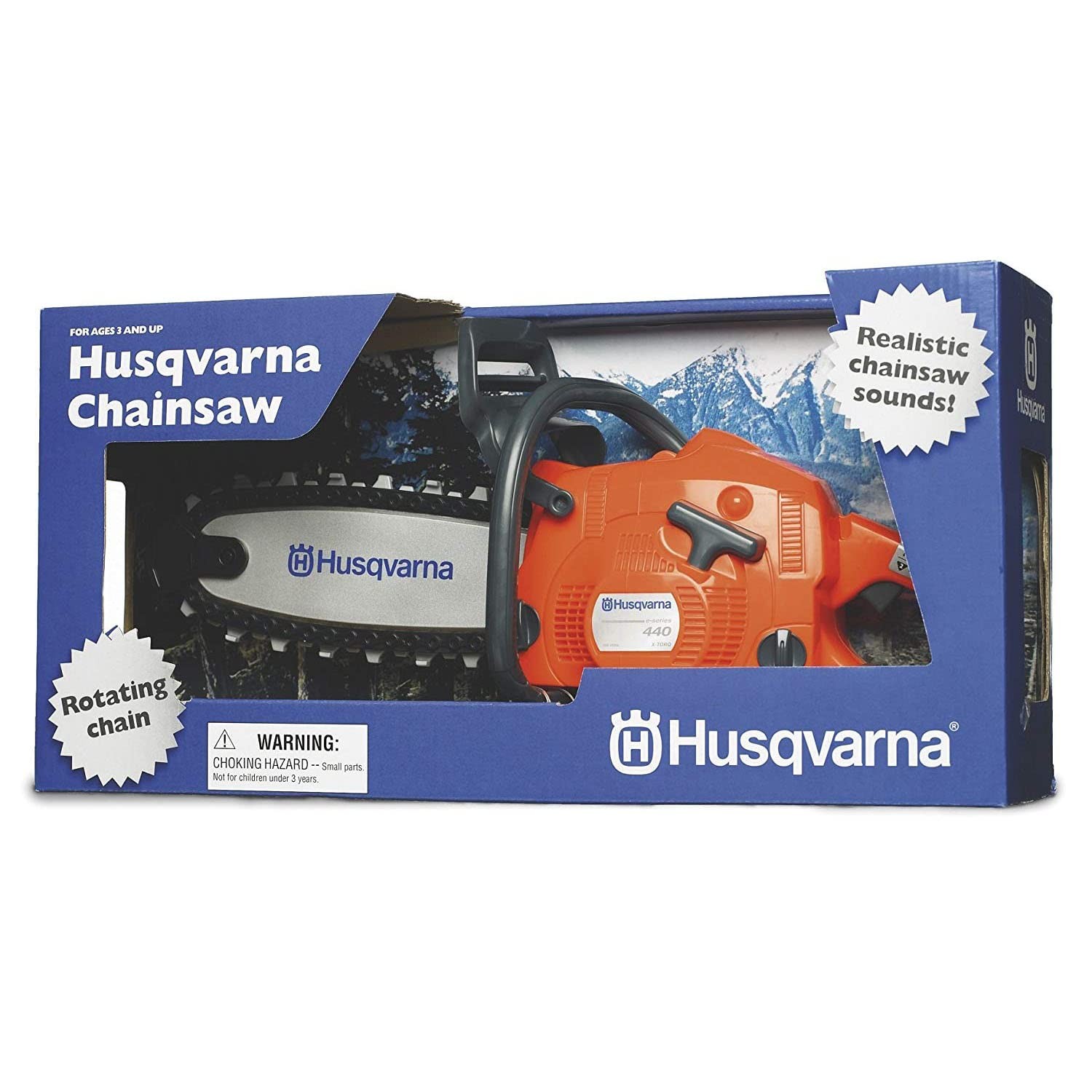 Husqvarna 522771104 Kids Plastic Toy Chainsaw, Orange