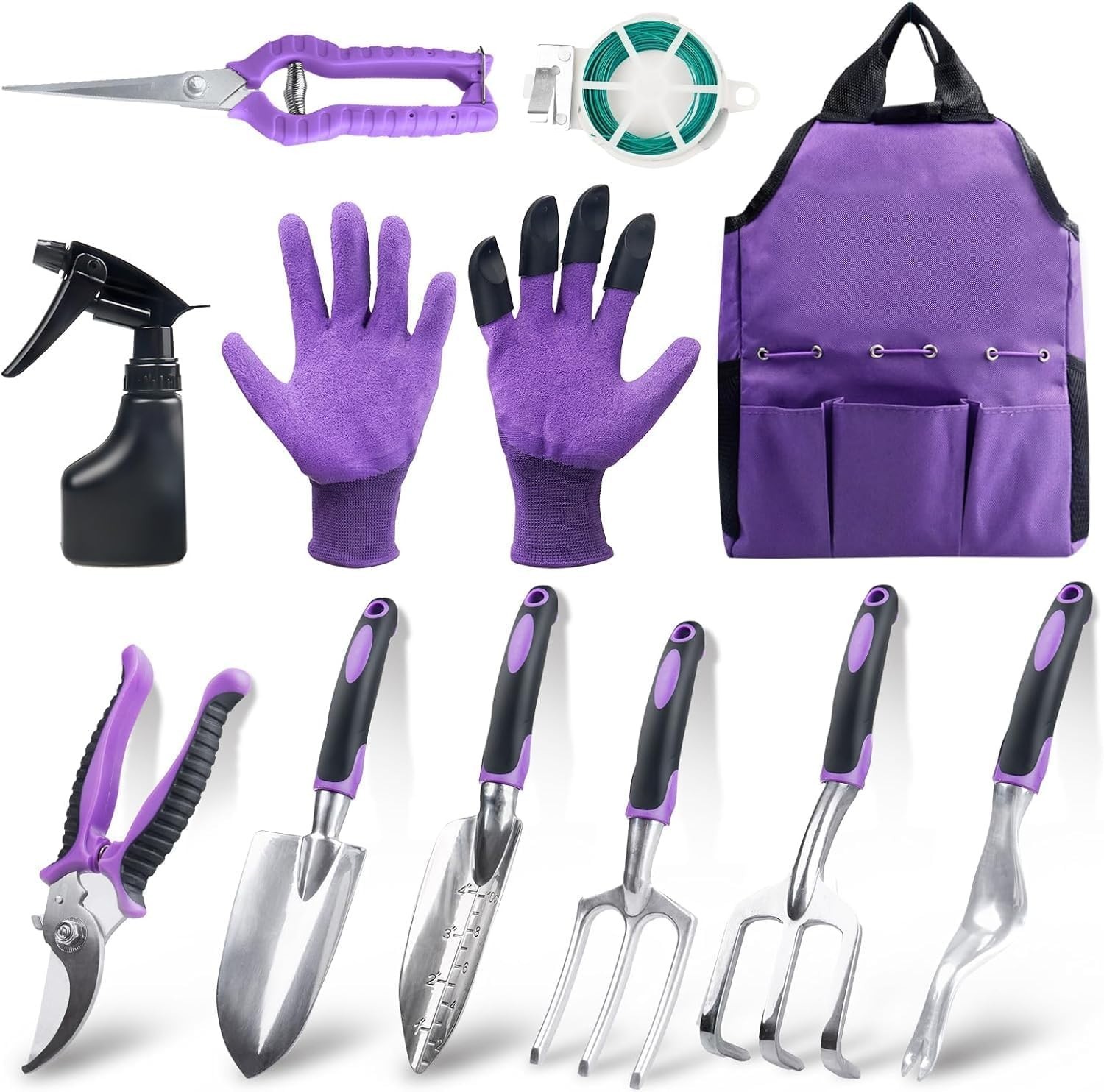 Heavy Duty 11-Piece Gardening Tools – Ergonomic and Corrosion-Resistant Set