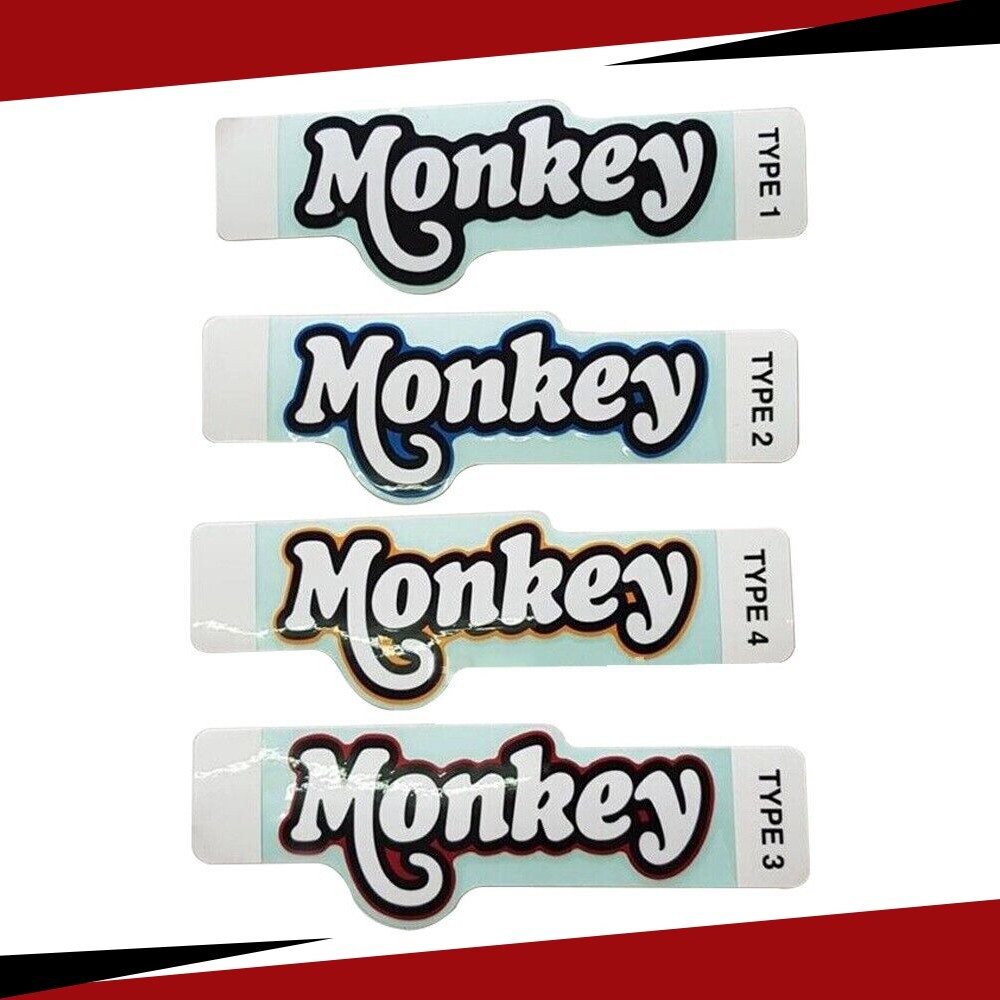 LOGO STICKER TRIM PANEL FRAME DECAL FAIRING FOR HONDA MONKEY 125 2018-2023