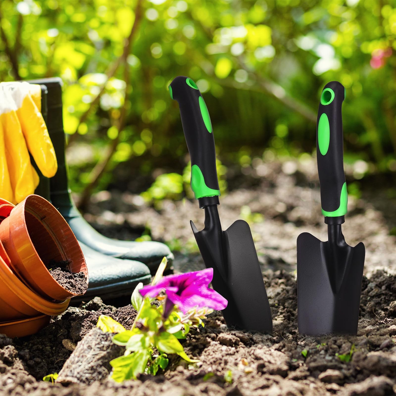 36 Pcs Garden Shovel Aluminum Alloy Heavy Duty Trowel Small Digging Shovels M…