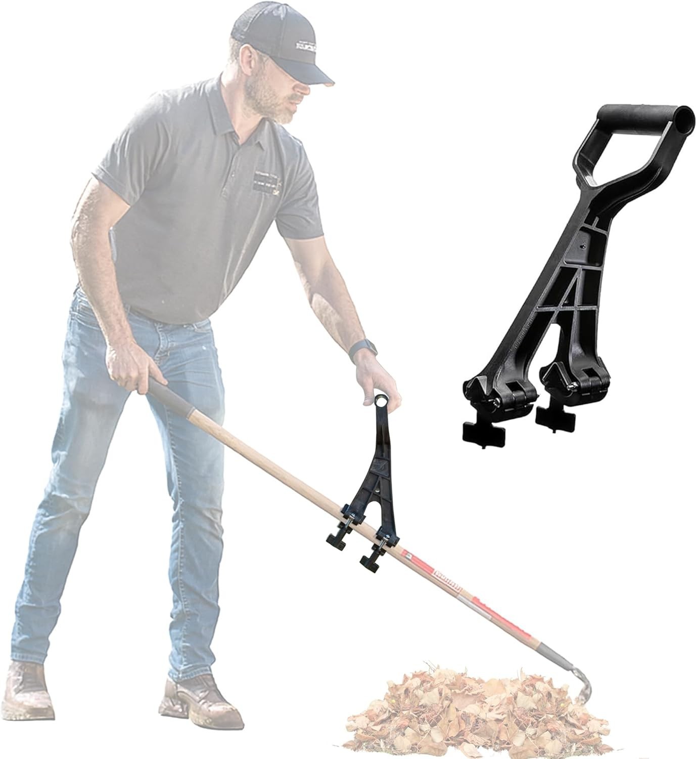 Ergonomic Universal Handle Attachment for Weedeater & Gardening Tools