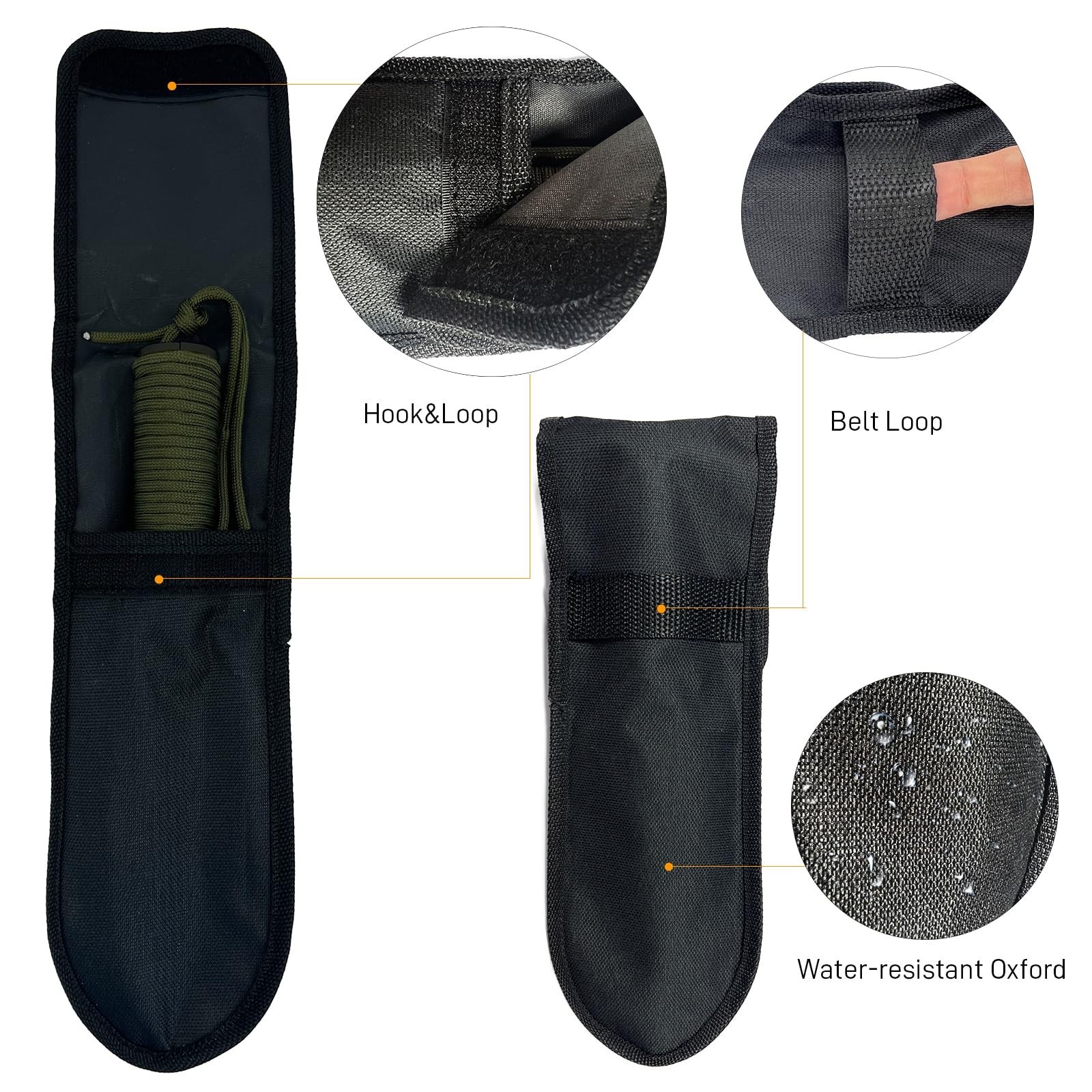 Small Camping Shovel, 9 in 1 Mini Hand Shovel, Portable Backpacking Trowel, U…