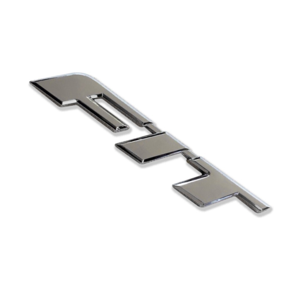 FIT GE 2.5X15 CM, CHROME PLATED, FOR HONDA JAZZ LOGO, FIT STICKER, NAME PLATE