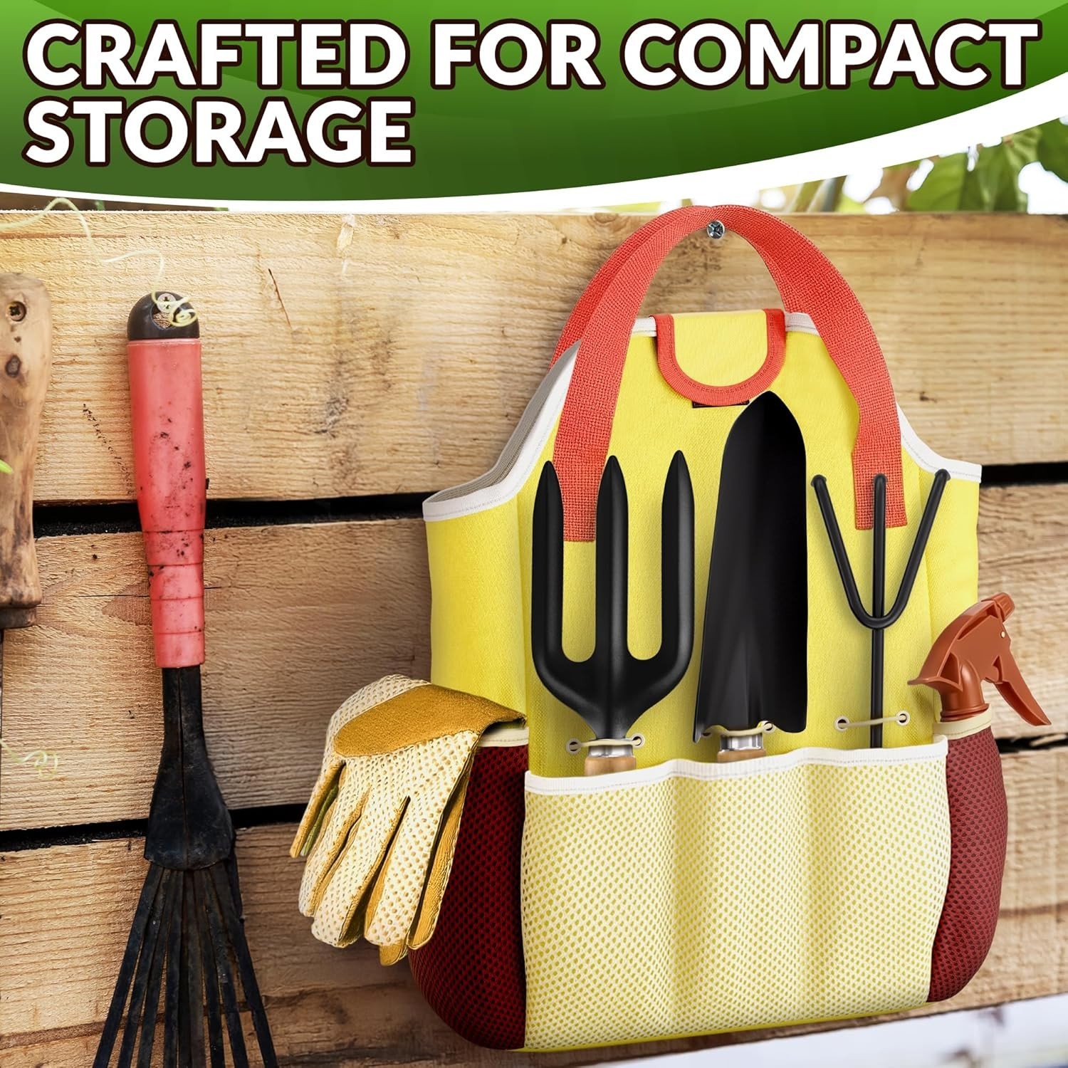 Comprehensive 10-Piece Garden Tool Set for Women – Ergonomic & Stylish Yellow