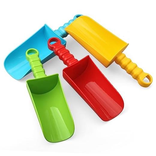 Big 9 inch Beach Sand Shovels Toys for Kids Adults, 9” Solid Sand Scoop