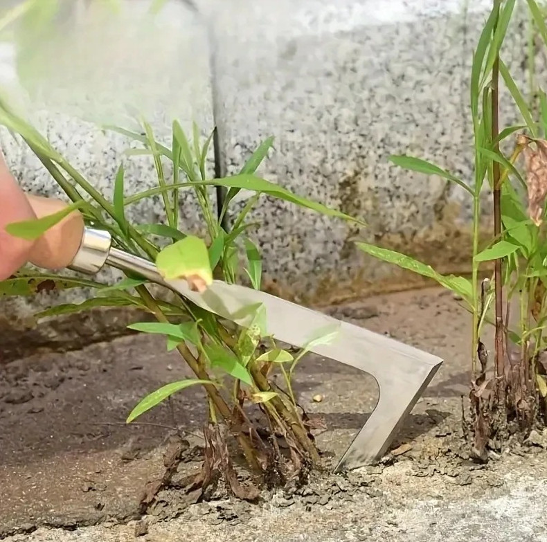 1pc Heavy-Duty Carbon Steel Hand Shovel Ergonomic Weeding Tool for Gardens – NEW