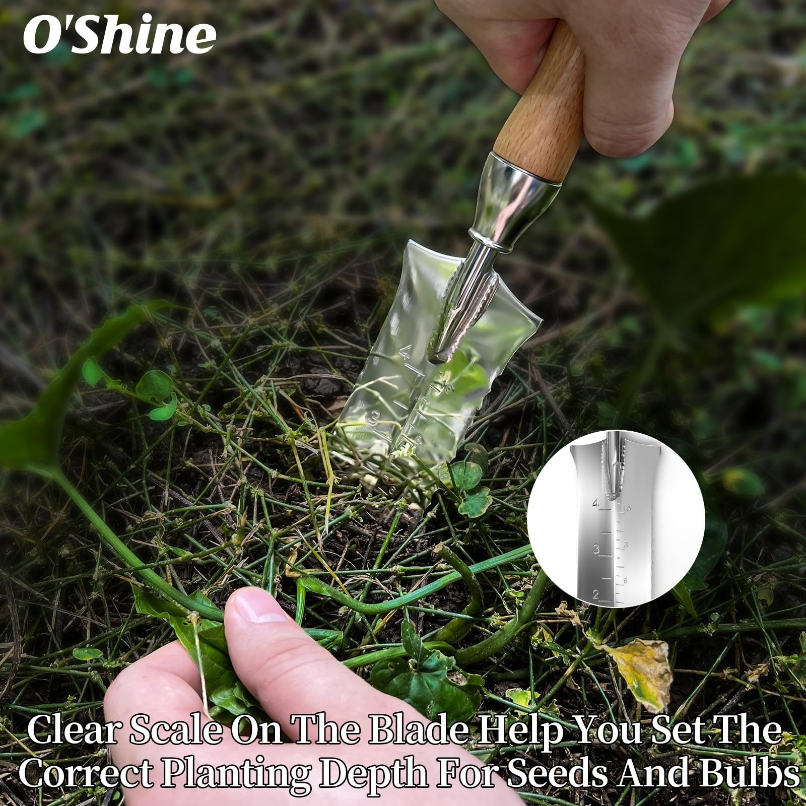 5.5″ Stainless Steel Hori Hori Garden Knife – Heavy Duty Soil Tool with Sheath