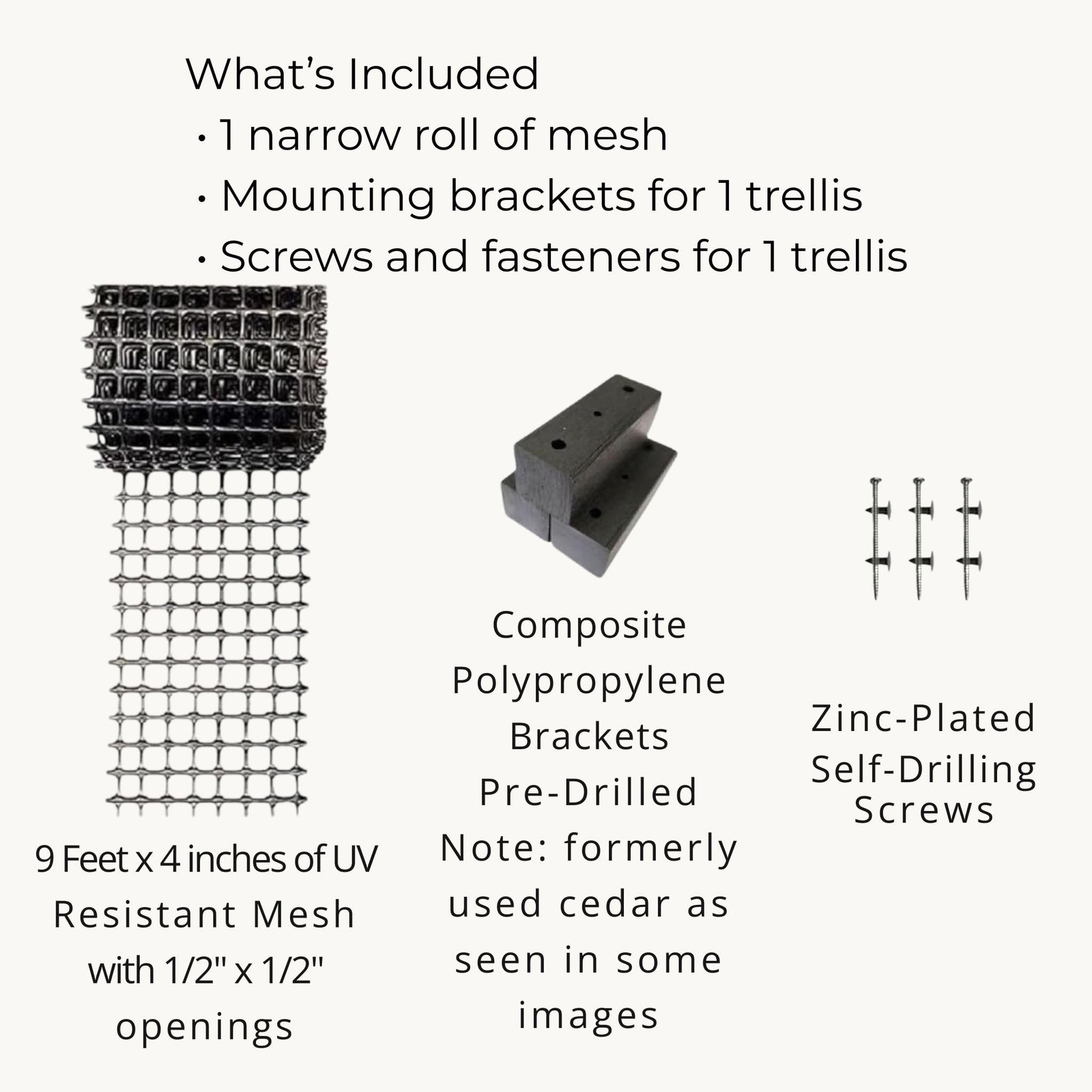 Deck Post Trellis for Clematis and Climbing Plants, 1-Pack | Slim 4-inch trel…
