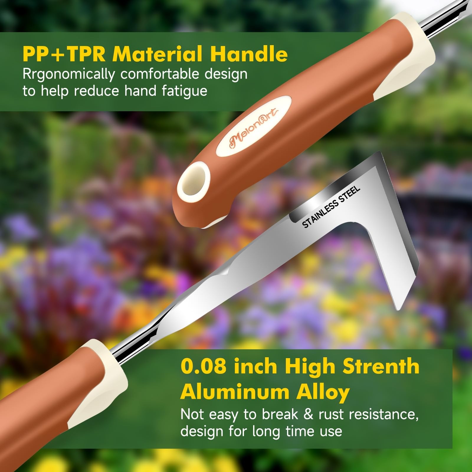 Garden Tool Set,10 Pcs Heavy Duty Gardening Hand Tool Kit for Women Aluminum …