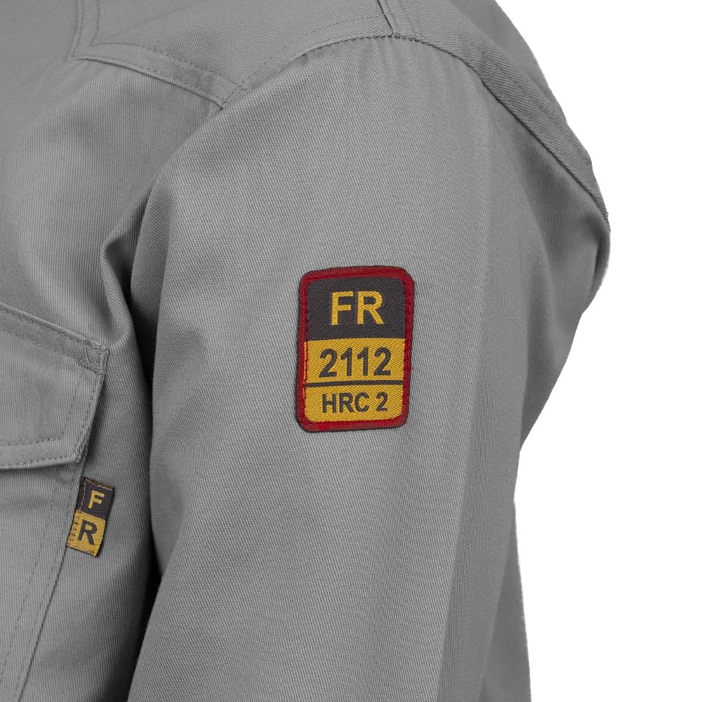 Just In Trend Flame Resistant Fr Welding Shirt – 100 C – 9 Oz 4X-Large Light