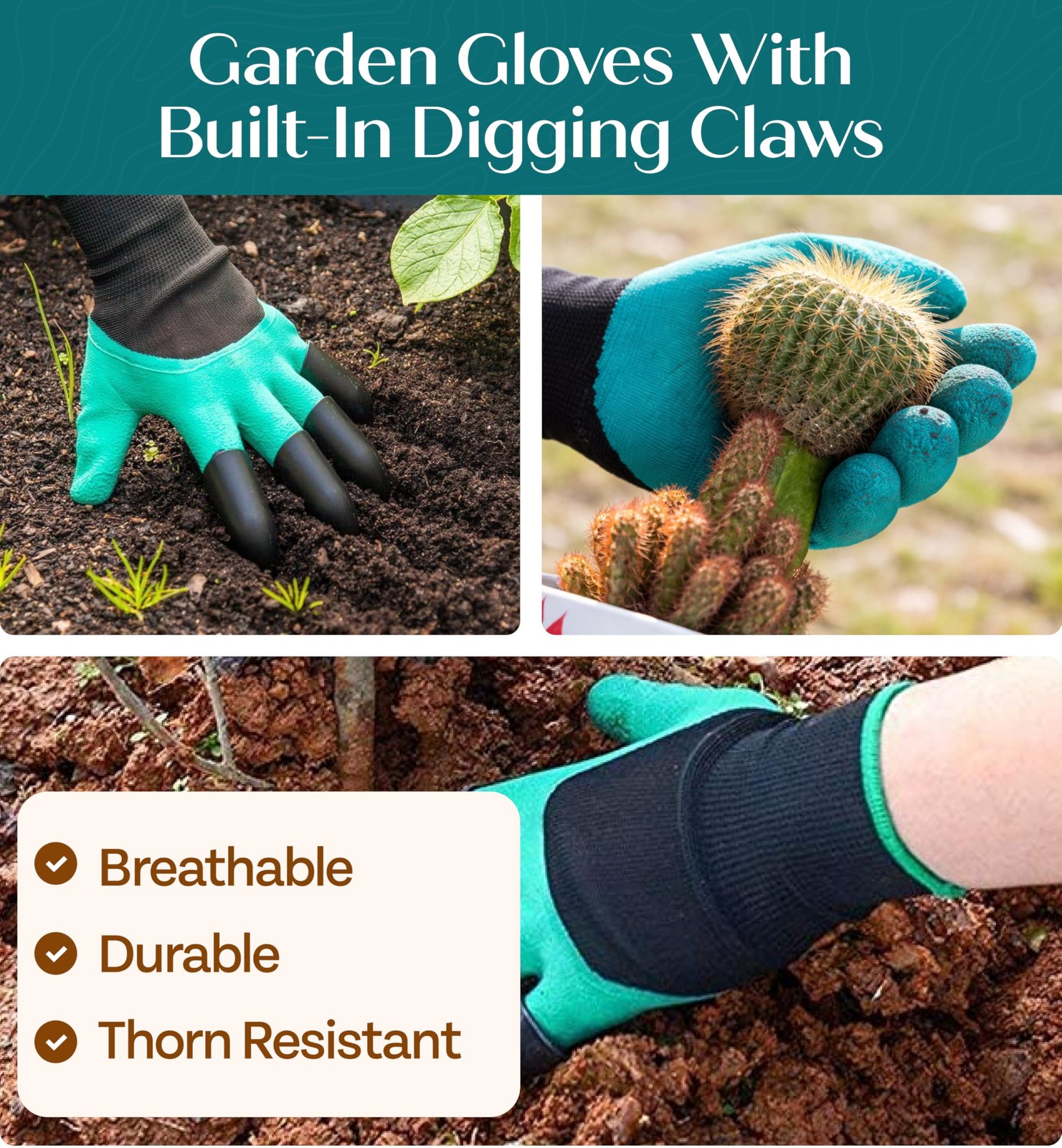 Heavy Duty Gardening Tools – Gardening Gifts for Women, Men, Mom, Dad – Durab…