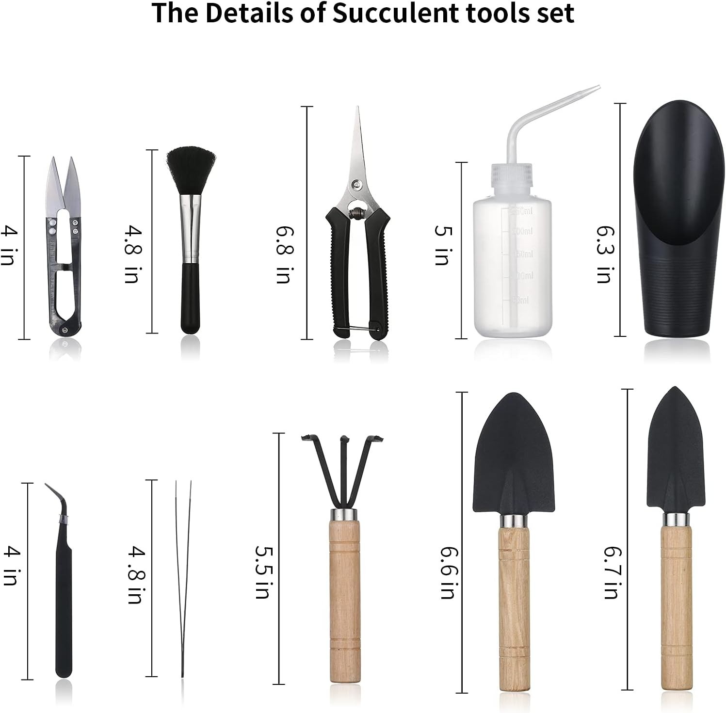 Mini Succulent Tools Set – 11 Essential Accessories for Garden Enthusiasts