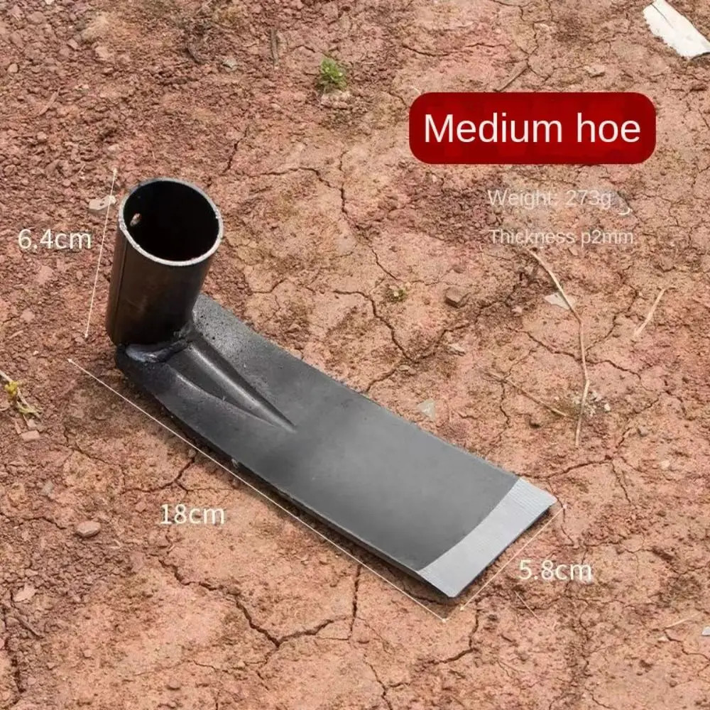 Forged Steel Garden Hoe Heavy-Duty Weeding Digging Tool for Farming & Plantiing