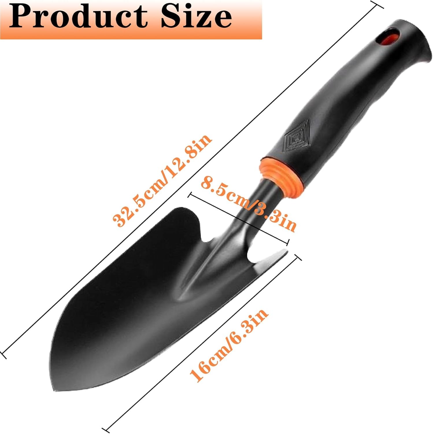 Garden Trowel Hand Shovel Heavy Duty Gardening Hand Trowel W/ Ergonomic Grip