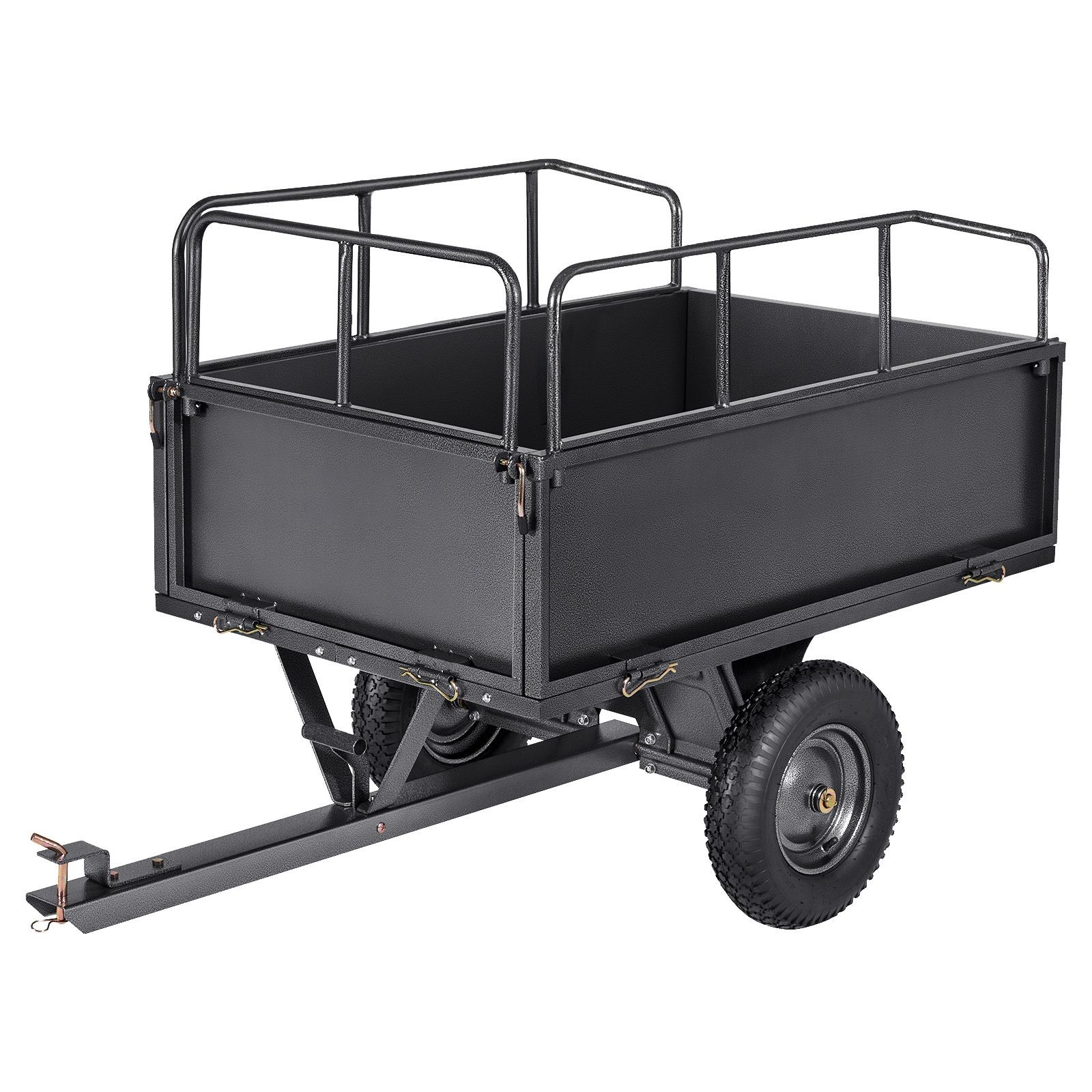 Garden Utility Trailer,17 Cu. Ft & 600lbs Capacity,ATV UTV Hauling Trailer