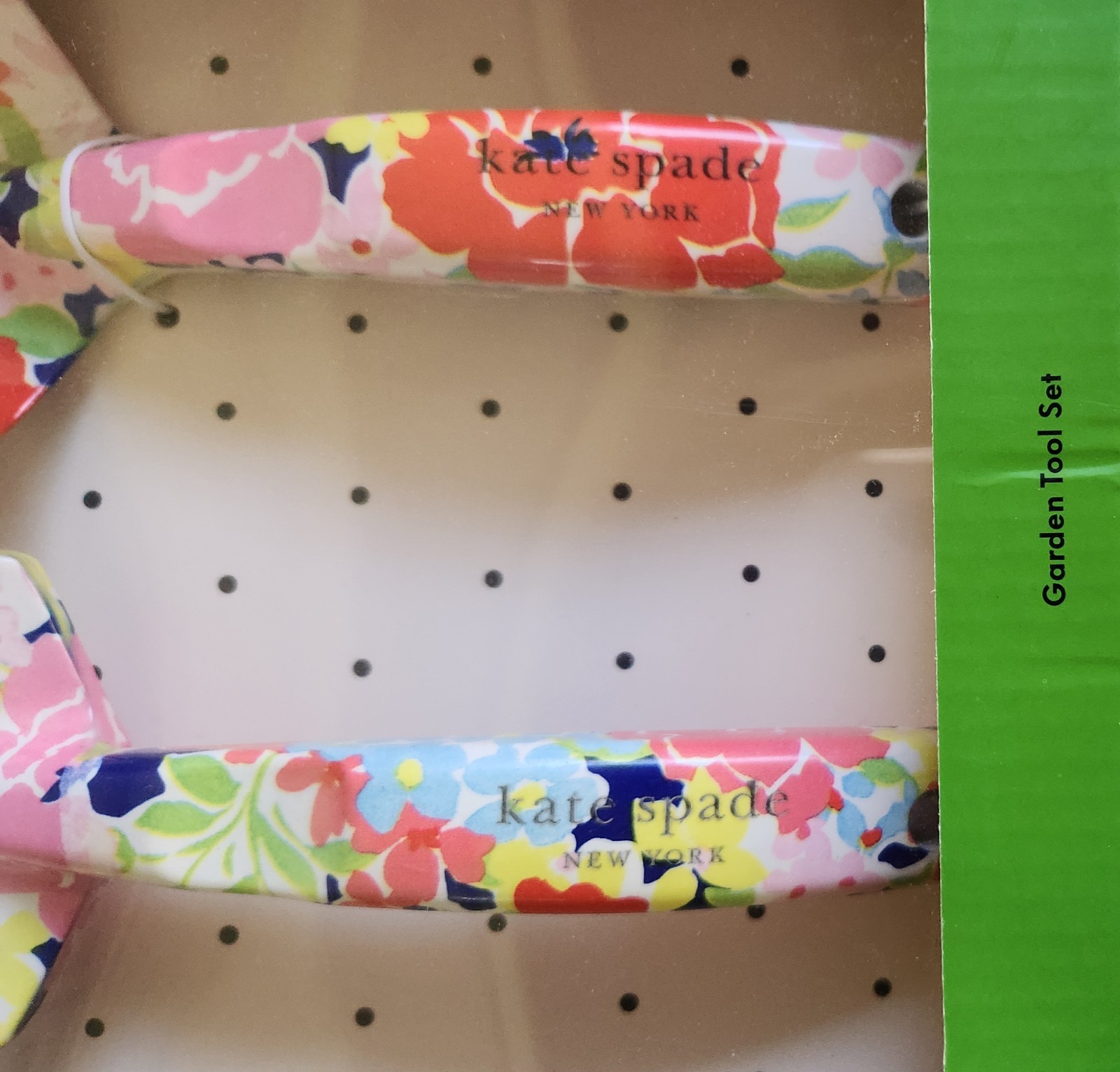 NIB! Kate Spade New York Colorful Sunset Blooms Trident & Trowel Garden Set