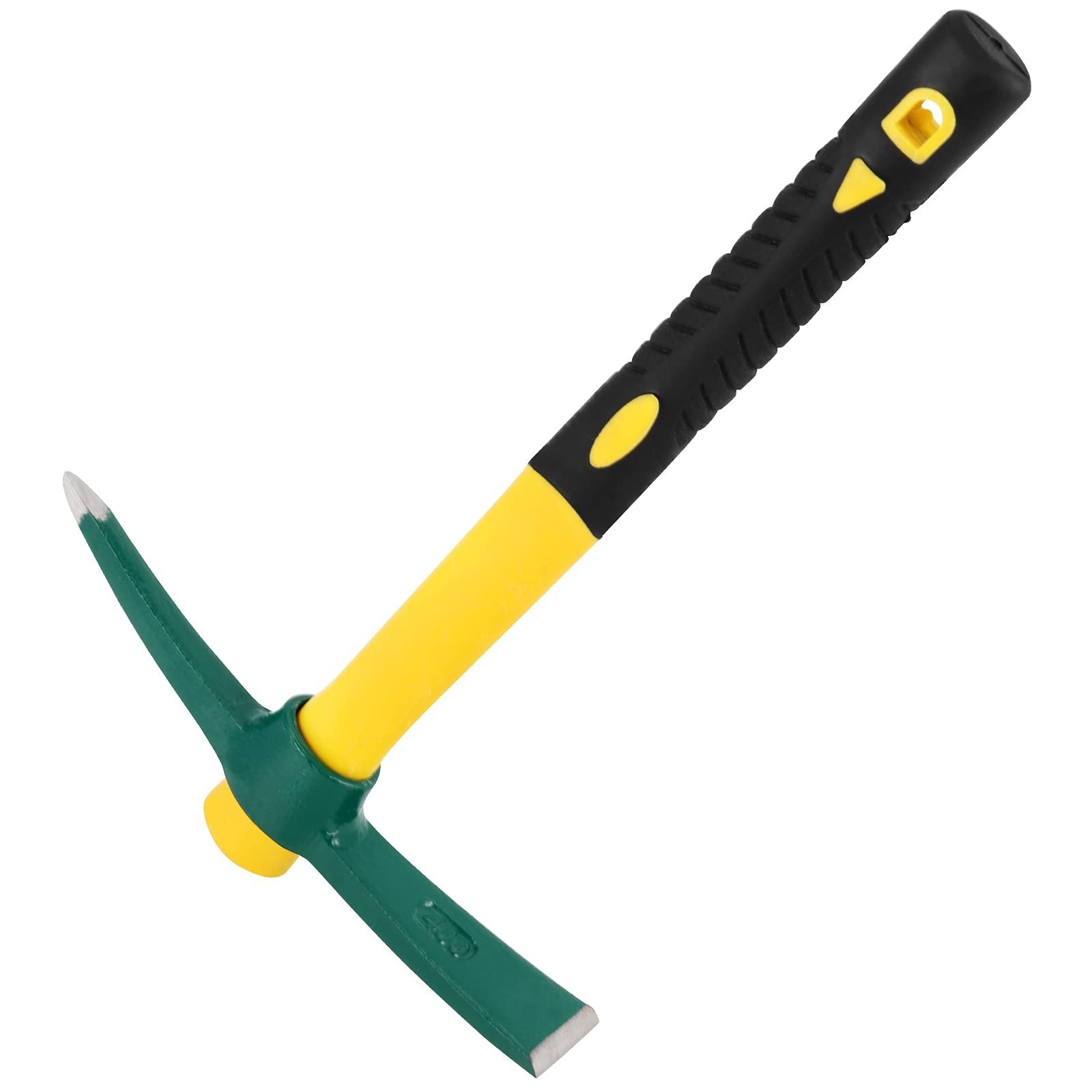 2 PCS 15 Inch Pick Mattock Hoe, Weeding Pick Axe with Fiberglass Long Handle …
