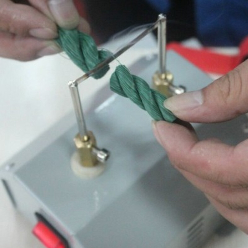 Elastic Belt Ribbon Bench Mount Electric Hot Rope Cutter Cutting Machine