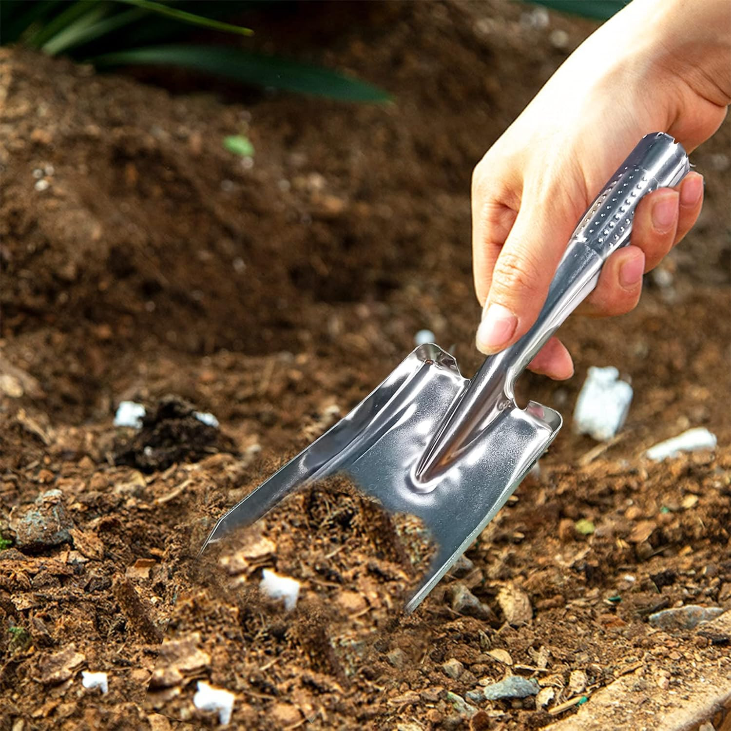 Garden Shovel Trowel Hand Stainless Steel Gardening Tools For Transplanting NEW