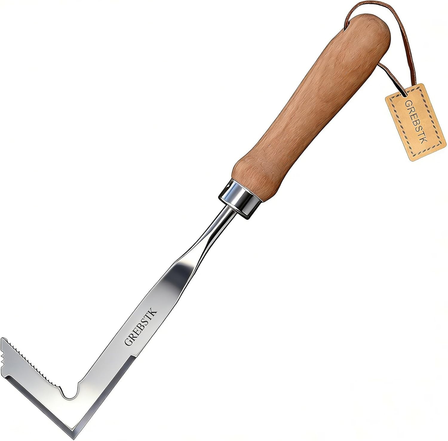 13″ Crack Weeder Tool: Lightweight Beech Handle & Razor-Sharp Stainless Steel