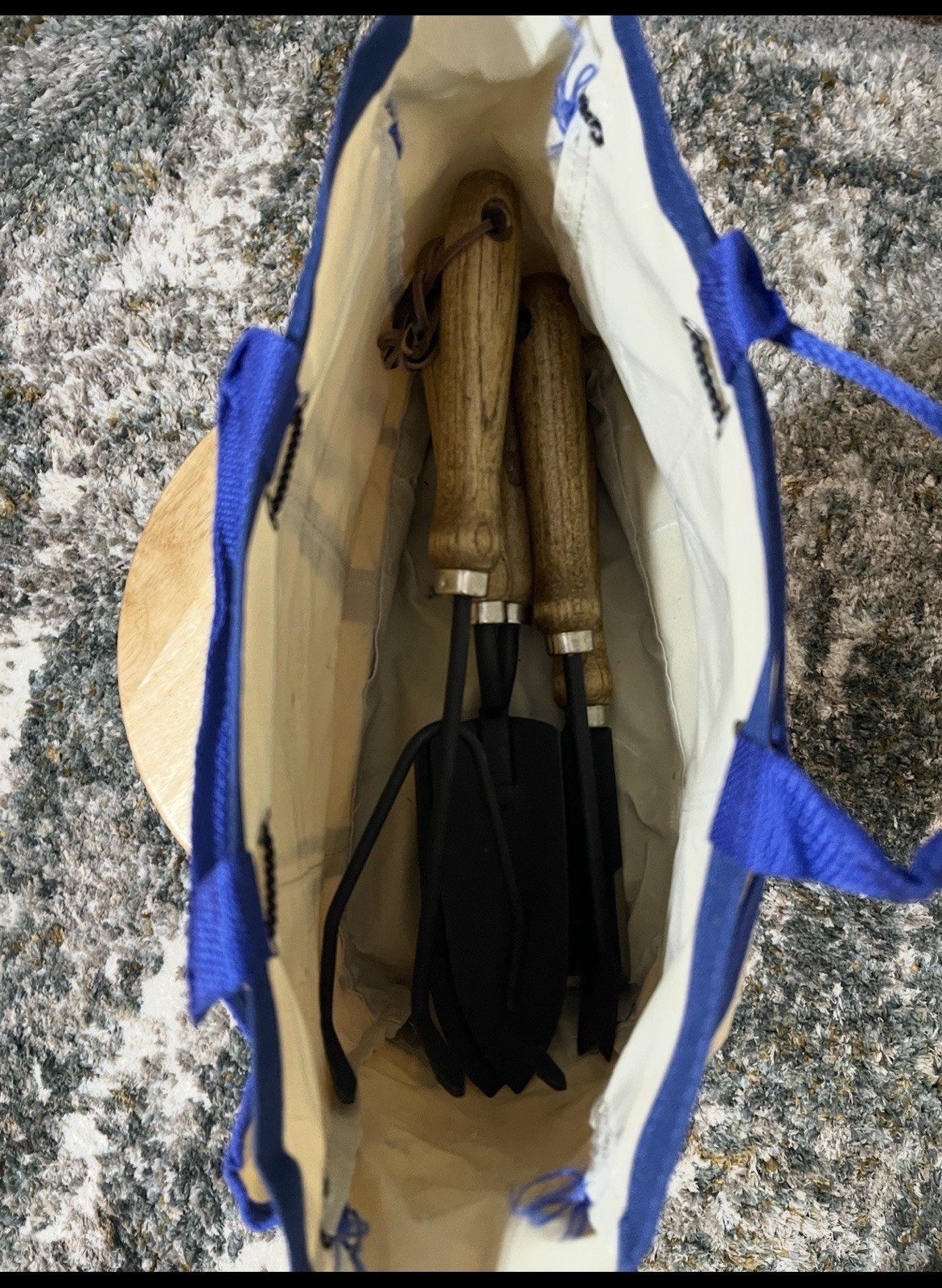 Garden Tool Set NEW 6 Piece/5-Tools Plus 1 Bag With Pockets A Gardner’s Dream!