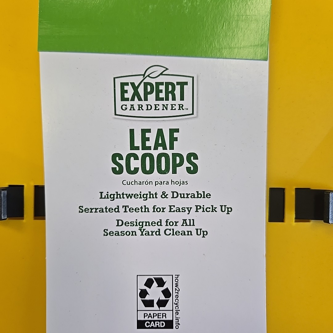 Expert Gardener Leaf Scoops with Adjustable Handles Plastic /5 Lawn & Leaf Bags