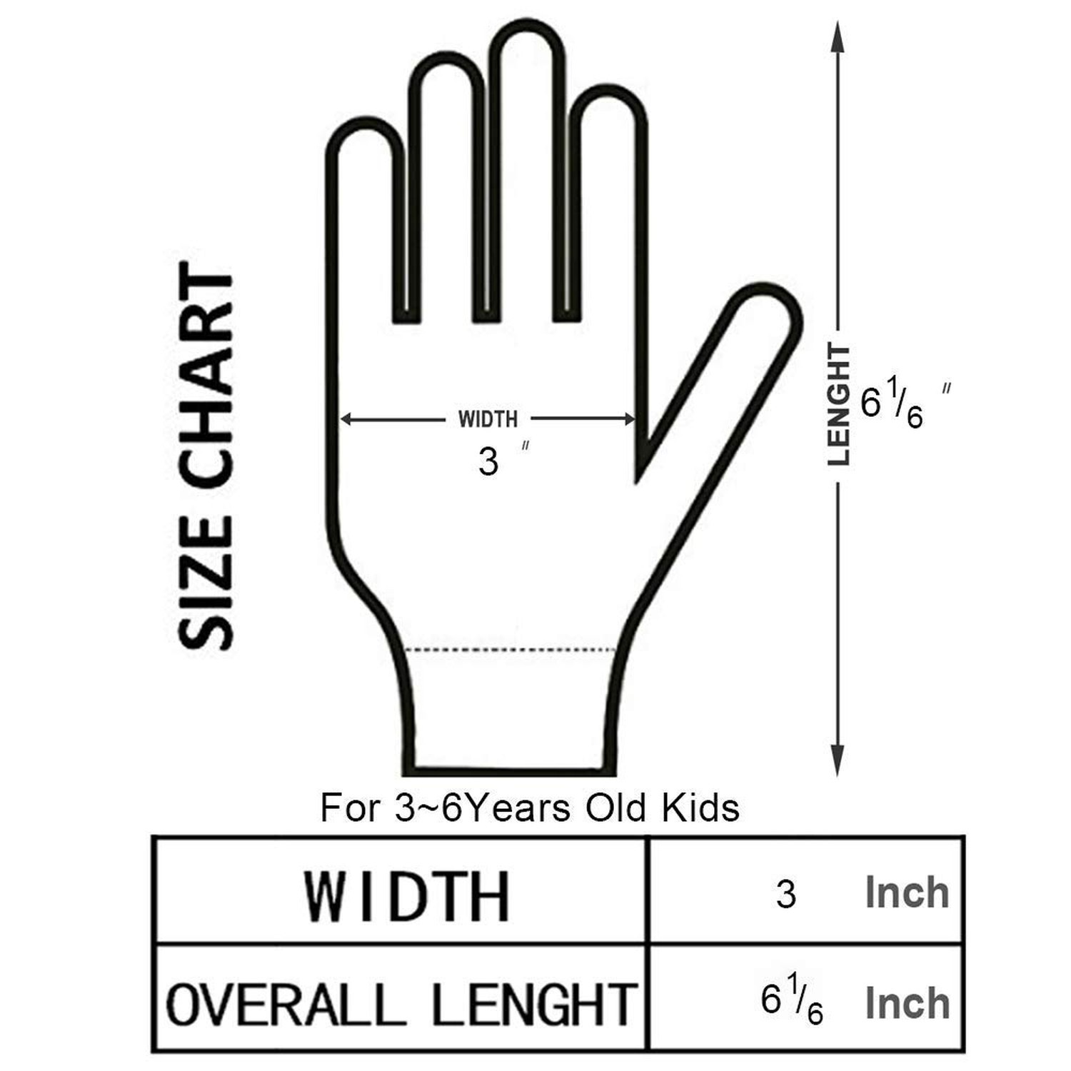 PROMEDIX P Kids Garden Gloves 3-6 Years Old Children Gardening Gloves Cotton …