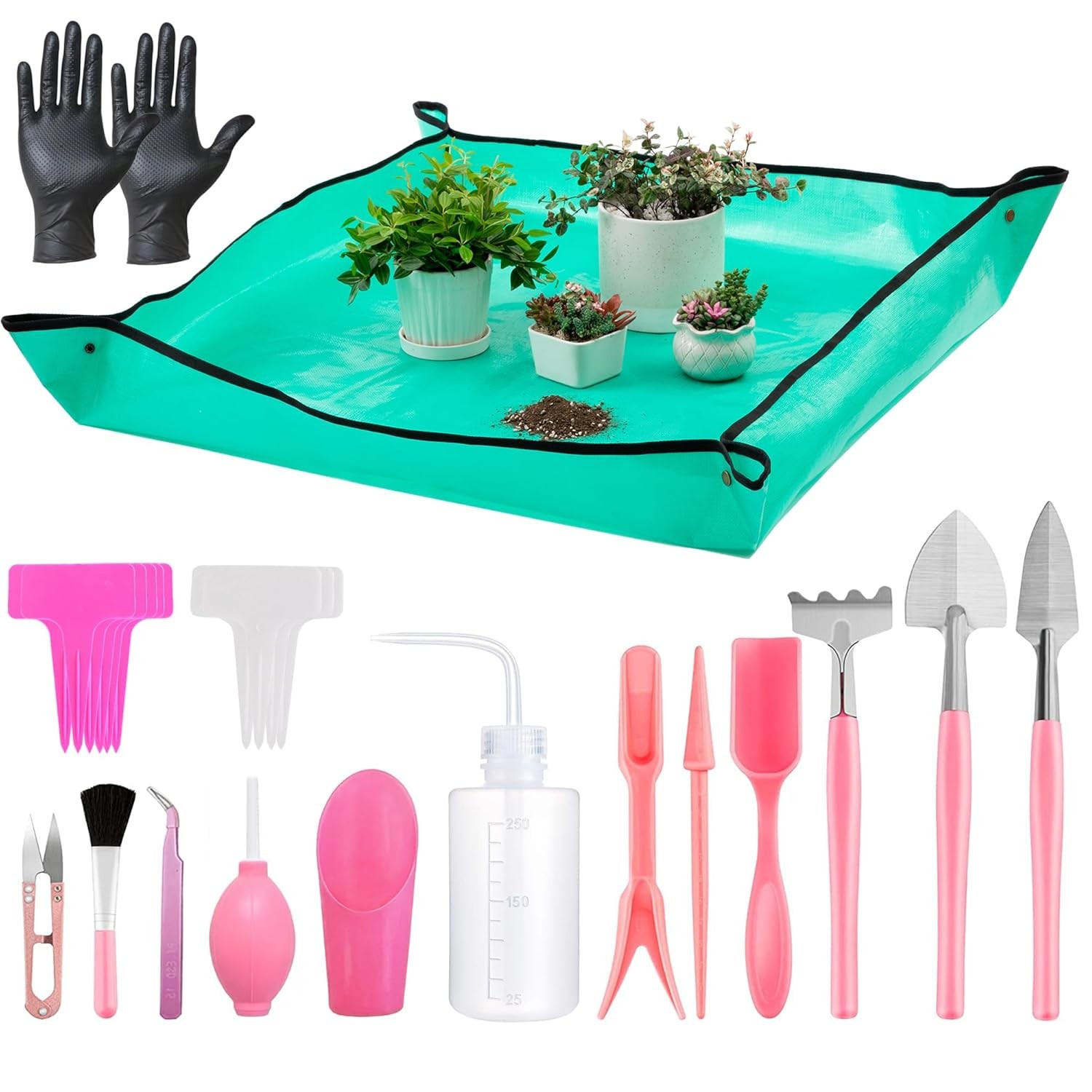 Mini Garden Succulent Transplanting Tools Set 39.4″ Thickened Repotting