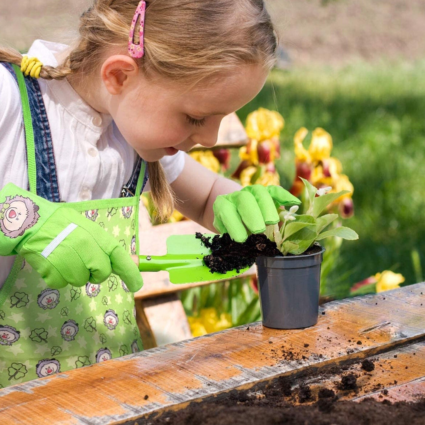 Children’s Garden Tool Set – 7-piece Garden Tools Set
