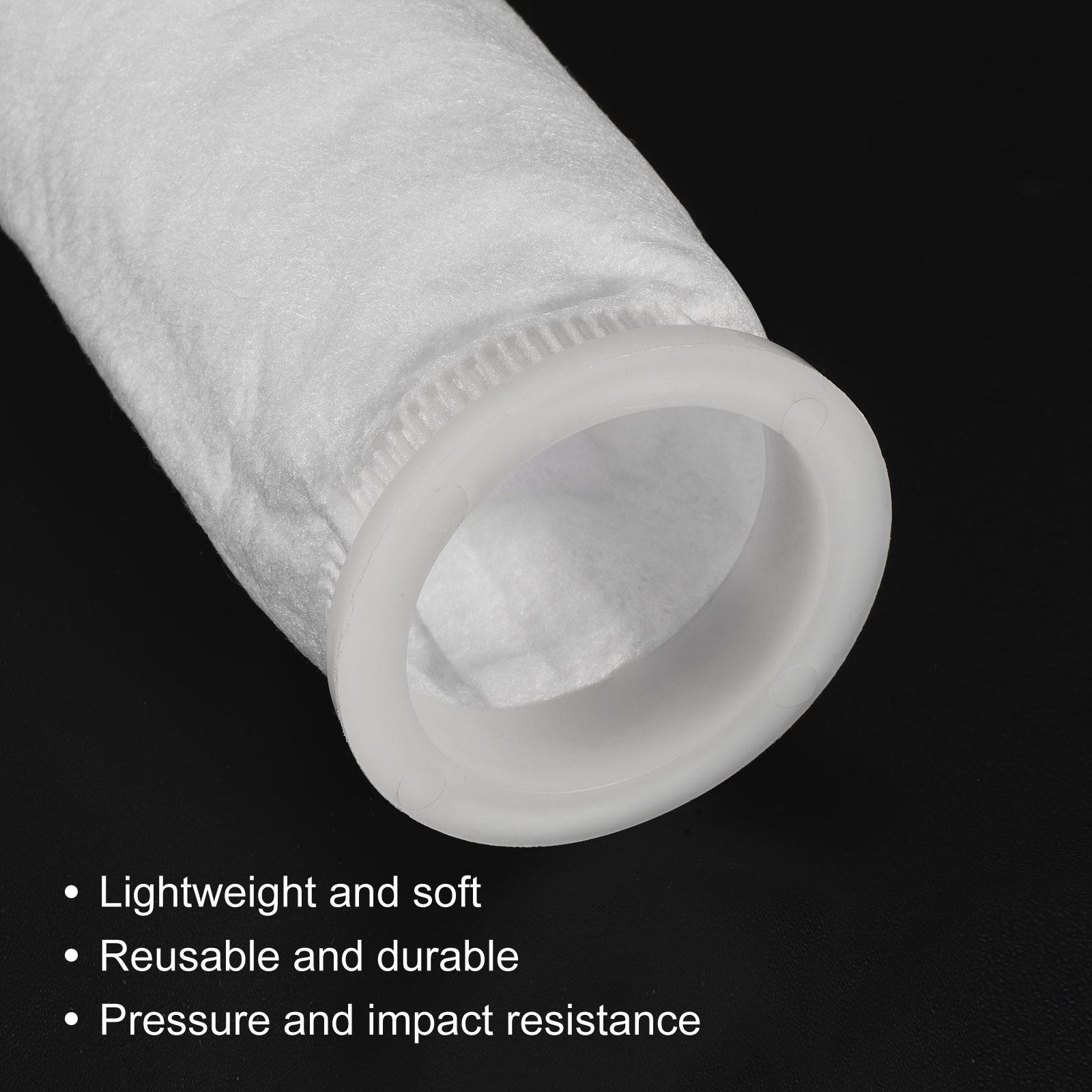 2.7″ Ring Filter Socks 10 Micron Pool Skimmer Basket Mesh Bags White