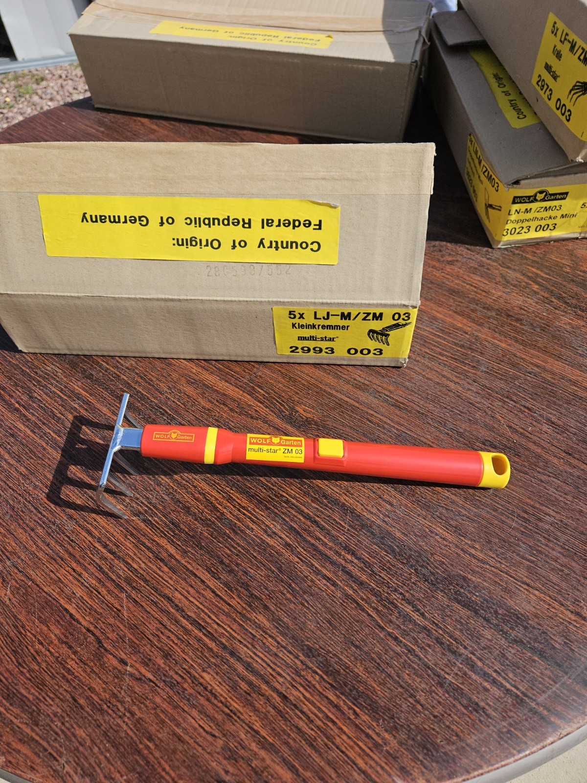German Quality Wolf Garten Multi-Star LJ-M/ZM03 Small Rake Gardening Hand Tools