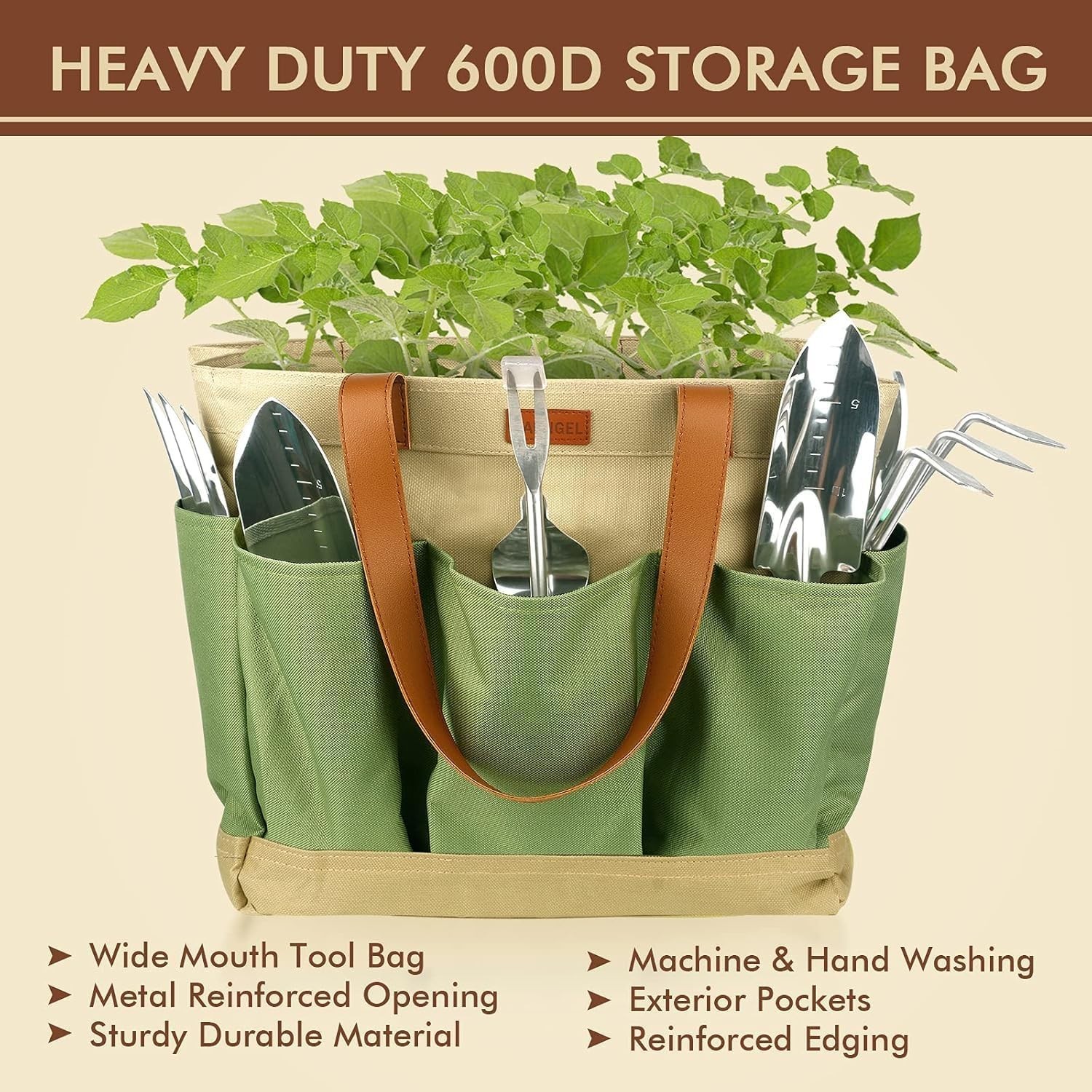 Gardening Tools – 10 Pcs Garden Tool Set Heavy Duty Stainless Steel Garden Suppl