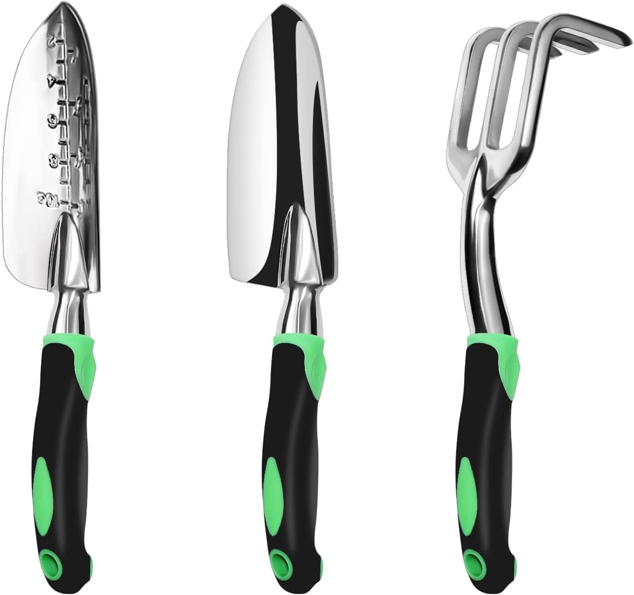 Garden Tool Set, 3 Pack Aluminum Heavy Duty Gardening Kit Includes Hand