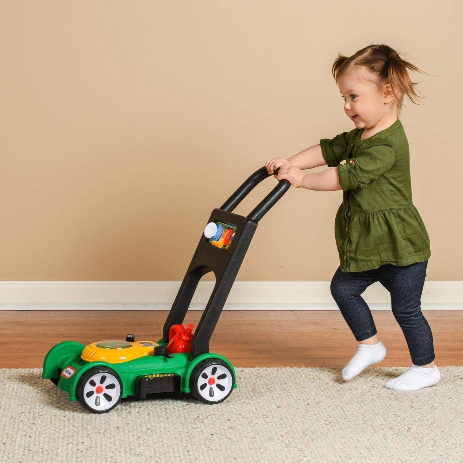 Gas ‘n Go Mower Kids Toys for Toddlers Boys Girls Age 18 and Older, Indoor O…