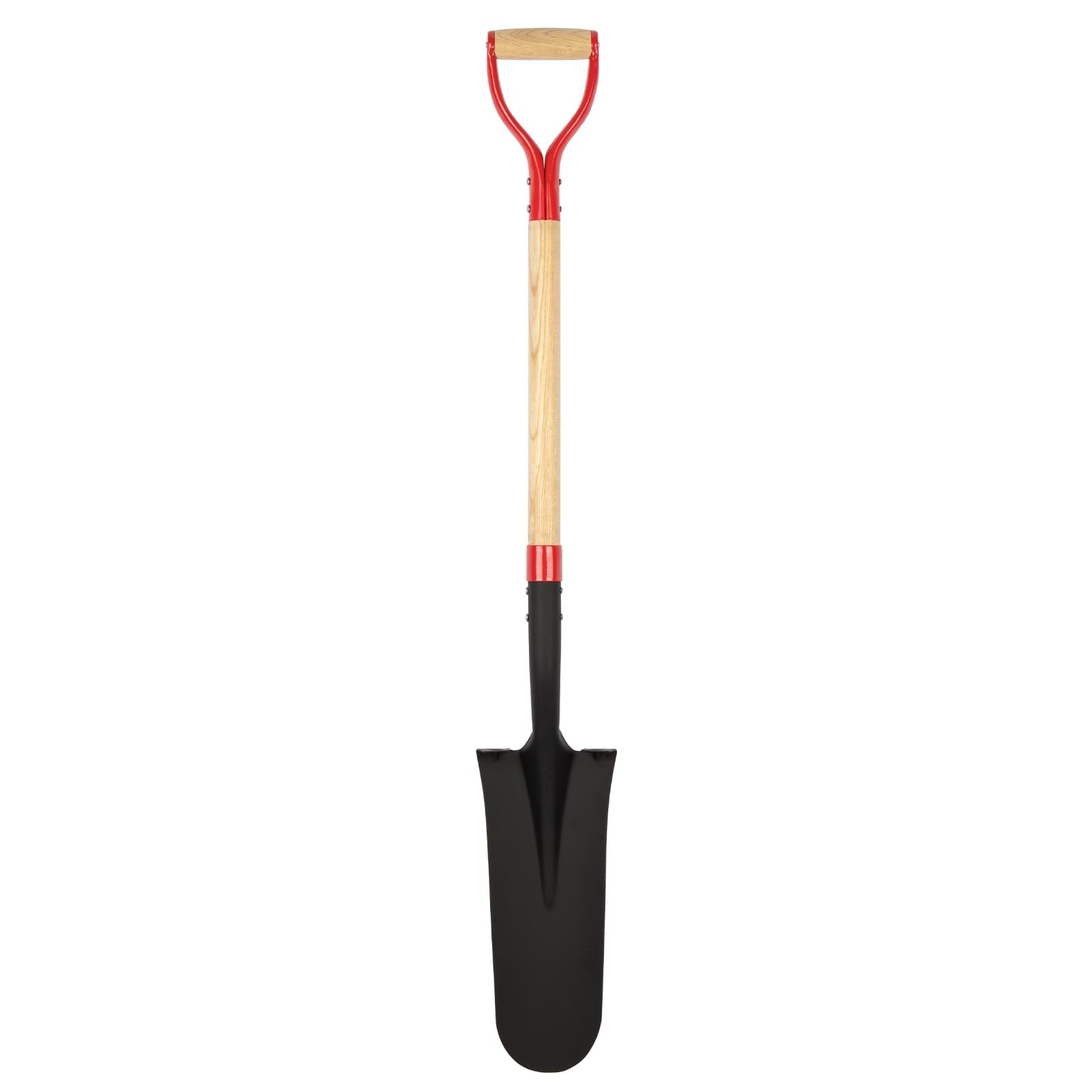 Nohovu Spade Shovel for Digging, Heavy Duty Shovel with D-Handle, Trench Shov…