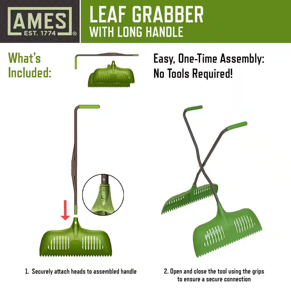 38 In. L Handle Leaf Collecting Tool
