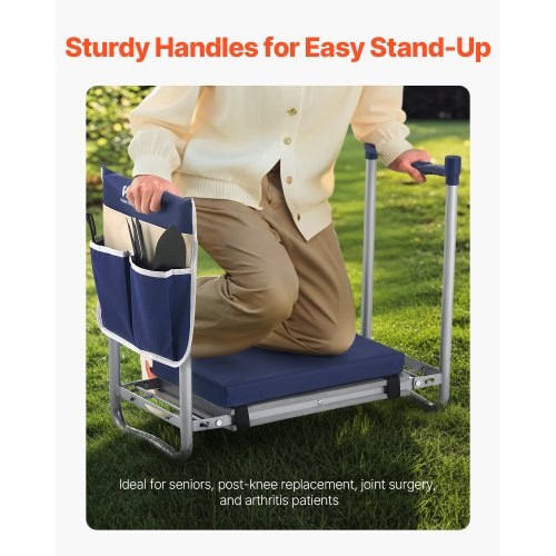 Garden Kneeler and Seat, 11 in Wide Thick Kneeling Pad, Heavy Duty Garden Kneel