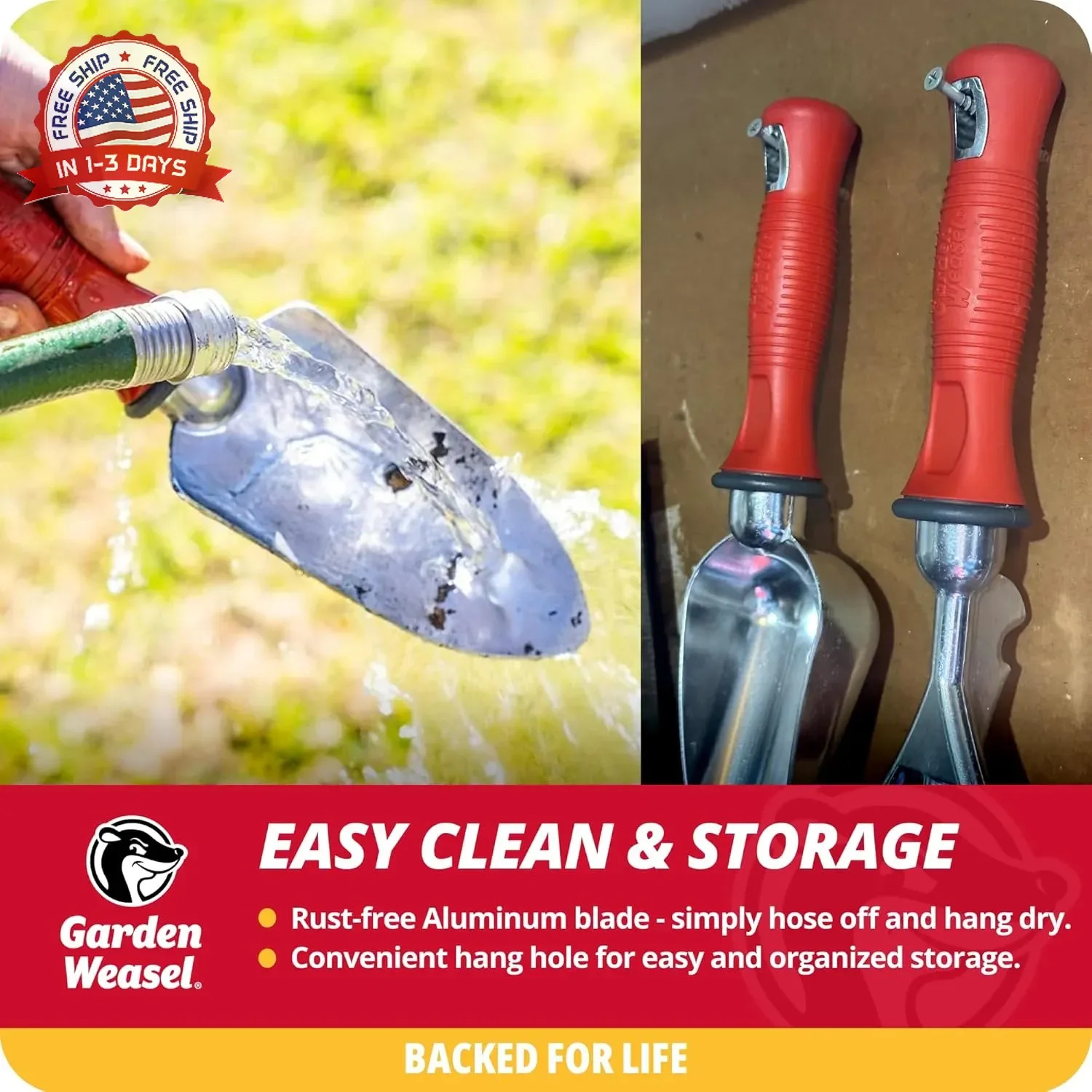 Garden Weasel Garden Trowel | Plant, Dig and Cultivate | Planting and Gardening