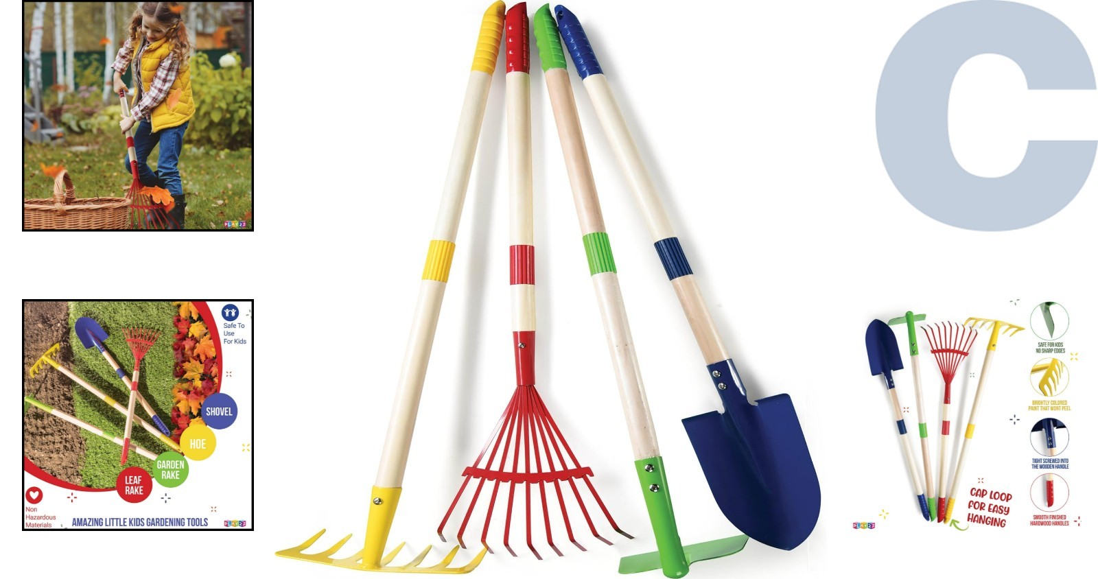 High-Quality 4-Piece Gardening Tool Set for Kids – Safe & Engaging Outdoor Gifts